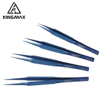 Kingmax TAD-11 TAD-15 Pinset Baja Tahan Karat Set Pinset ESD Isolasi untuk Mikroskop Perbaikan Ponsel & Komputer