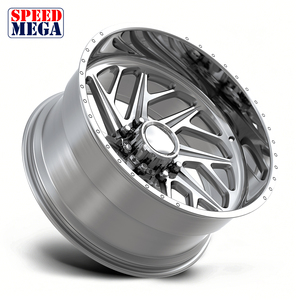 Jantes de camion forgées en alliage poli, nouveau design concave, aluminium, PCD 100 mm, ET 20 mm, chromées, jantes de camion forgées Kg1 - Product Image 3