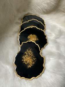 Posavasos epoxi de resina creativa de la mejor calidad a la moda para posavasos de mesa con alto pulido para cocina hogar hoteles - Product Image 2