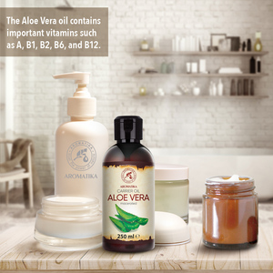 Huile Végétale d'Aloe Vera 250ml Aromatika Macérat Naturel d'Aloe Barbadensis pour SPA, Massage, Fabrication Cosmétique et Marque Privée - Product Image 2