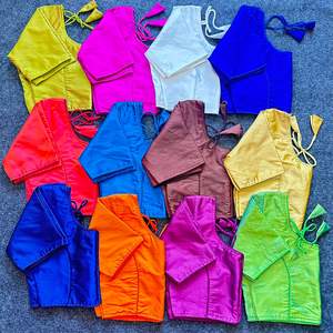 Traje de moda atractivo elegante Venta caliente Blusa de seda Pattu pura con forro Color increíble Exportador de moda de mujer - Product Image 6