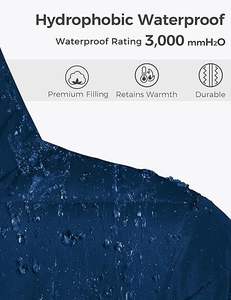 Veste bouffante légère à la mode pour hommes en toile douce et chaude Design à bulles personnalisé à la mode avec col montant Style High Street - Product Image 5