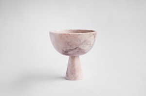 Bol en marbre italien avec support en bois Bol de service décoratif de table pour la maison Hôtel Restaurants Café Plateau de table Bol en marbre - Product Image 5