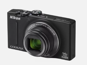 Appareil photo numérique compact Nikon COOLPIX S8200 16,1 Mpx avec zoom optique 14x, noir - Product Image 1