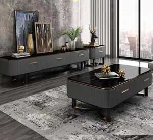 Mesa de Centro Rectangular Moderna para Sala de Estar, Mesa de Café Minimalista con Acabado Premium, Mesa de Centro Resistente para Sala de Estar - Product Image 3