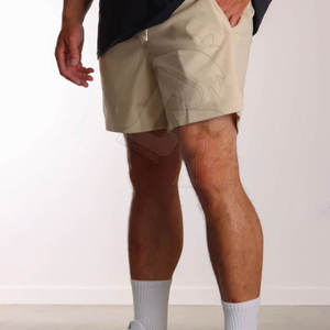 2025บริการ OEM กางเกงขาสั้นผู้ชายดีไซน์เท่และทันสมัยเหมาะสำหรับใส่ไปชายหาดหรือเครื่องแต่งกายแนวสตรีทสุดเท่ - Product Image 3