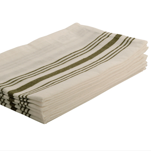 Serviette bistro 100% coton à séchage rapide durable vert olive tissé pour un usage domestique - Product Image 1