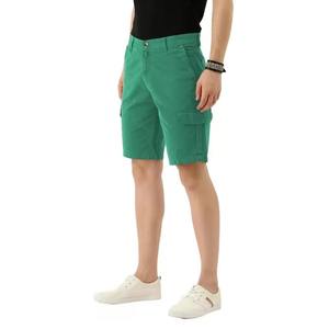 2025 Trending Premium Custom Cargo Jogger Shorts para hombres Pantalones cortos de sudor de algodón orgánico de alta calidad con cordón Gym Streetwear - Product Image 6