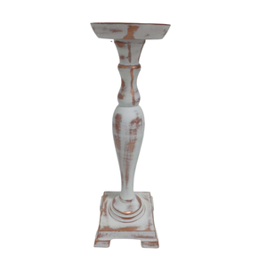 Indian Handmade Decorative Aluminum <b>Candle</b> Stand Holder <b>White</b> Wash <b>Candle</b> Stand Holder For Christmas Decorative Handmade - Product Image 3