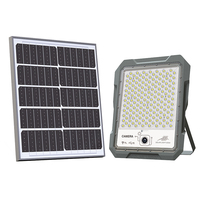Projecteur solaire avec caméra 1200W, système de sécurité CCTV extérieur à haut lumen