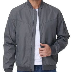 2025 nouvelles vestes pour hommes de haute qualité Zip col montant Bomber veste respirant Street Style peut être personnalisé vestes pour hommes - Product Image 5