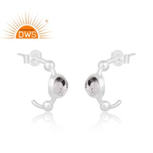 Pendiente de piedras preciosas de rutilo negro Natural de plata de ley de Nuevo diseño elegante, joyería personalizada para mujer, regalo para ella - Product Image 3