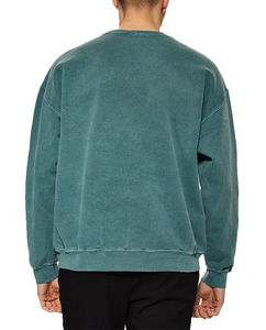 Sweat à capuche en éponge française vintage à l'acide pour hommes sweat d'hiver surdimensionné Streetwear personnalisable teint uni Vintage French Terry - Product Image 5