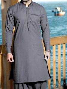 Ensemble Shalwar Kameez inspiré des célébrités, vêtements islamiques, robe, dernières créations, Shalwar Kameez à prix avantageux, Shalwar Kameez moderne - Product Image 4