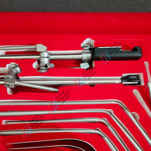 Ensemble complet de rétracteurs manuels Thompson en acier inoxydable pour chirurgie générale, système de rétracteurs hépatiques pour chirurgie abdominale, certifié CE - Product Image 5