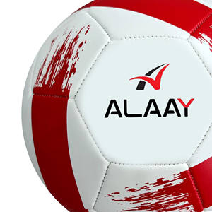 Alaay Ballon de football personnalisé taille 5 Fabrication professionnelle Ballon de football en cuir TPU souple cousu à la machine pour l'entraînement sportif - Product Image 4