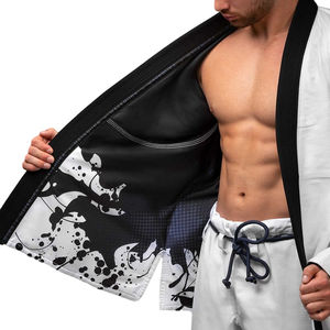 Kimono de Jiu-Jitsu Brésilien pour Hommes, Ensemble de Kimono de Jiu-Jitsu Brésilien, Uniforme d'Entraînement pour Adultes, Logo Avant Personnalisable, Design Léger pour Débutants - Product Image 3