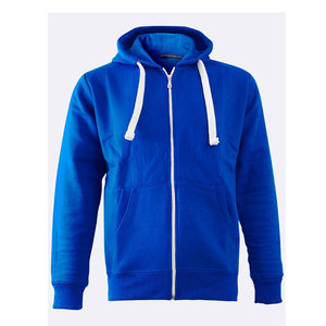 Sweat à capuche polaire Gym Sports Workwear décontracté fermeture éclair sweats à capuche surdimensionnés fermeture éclair manches longues surdimensionné cordon de serrage sweats à capuche - Product Image 3