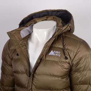 Navigate Gungla, chaqueta Reversible de lujo, abrigo de invierno con capucha, relleno de algodón y poliéster, abrigo largo con estampado de logotipo de piel informal, tambor recubierto - Product Image 2