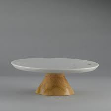 Handmade Acacia <b>Wood</b> <b>Cake</b> Stand Unique Design for Elegant Serving of Pizza or <b>Cakes</b> - Product Image 3