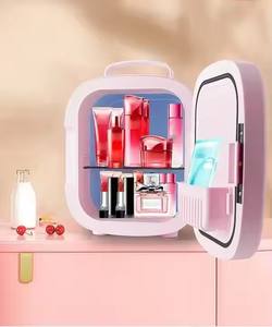 Mini glacière de voiture rose bon marché pour maquillage Mini réfrigérateur cosmétique de beauté Petit réfrigérateur de table pour boissons Portable - Product Image 6