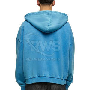 Haute Qualité Street Wear Hommes Acid Wash Hoodies Surdimensionné Pull Acid Wash Hoodies Pour Hommes - Product Image 2