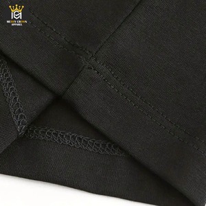 T-shirt à manches courtes pour hommes avec logo personnalisé sérigraphié T-shirt 100% coton avec strass pour hommes coupe ample - Product Image 6