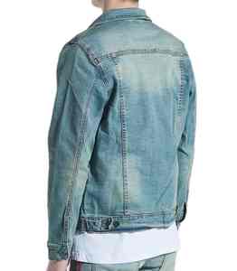 2025 Chaquetas vaqueras de algodón 100% personalizadas para hombre, chaqueta informal de bolsillo de Color sólido para hombre, estilo Primavera, ropa de hombre de alta calidad - Product Image 6