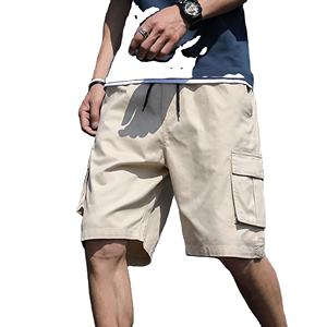 Pantalones cortos Cargo de algodón para hombre, ropa informal de verano, bolsillo, ajuste holgado, ropa para exteriores, pantalones cortos informales de verano hechos por profesionales para hombre - Product Image 3