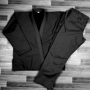 Combinaison de karaté unisexe avec logo personnalisé, toutes tailles, entraînement optimal en salle de sport, 100% coton, vêtements de MMA pour adultes, fonction extensible, OEM disponible, haute qualité - Product Image 5