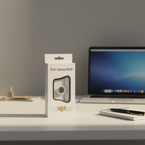 Funda de cuero blanca con soporte giratorio y tarjetero para Samsung N7000 Galaxy Note - Product Image 3