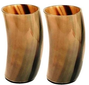 Vaso de cuerno de búfalo hecho a mano de calidad superior Vasos hechos a mano naturales para hidromiel o cerveza y whisky disponible en suministro mundial - Product Image 1