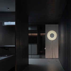 Modern Luxury Living Room Home Decor Elegant <b>Mushroom</b> Shape White Fabric Floor Lamp Stylish Golden Stand LED for Home Office Use - Product Image 3