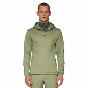 Sweat-shirt à col montant en molleton technique vintage à manches longues pour homme avec logo imprimé personnalisé - Product Image 3