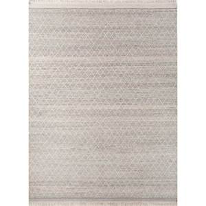 พรมขนสัตว์ถักมือสีเบจน้ำตาลลายเรขาคณิตแบบอัฟกันสำหรับบ้าน ห้องนอน ทางเดิน ห้องนั่งเล่น-รุ่น IA-1842 - Product Image 1