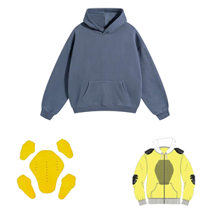 Diseño personalizado unisex para Sudadera con capucha de moto a prueba de viento Nivel 2 Protección de armadura % carreras de automóviles de alta calidad todo - Product Image 3