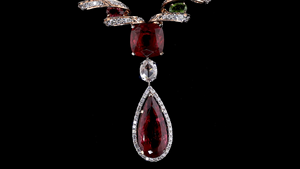 Collier de luxe en diamant de laboratoire pour fiançailles et mariage, plaqué rhodium, monture en or 18 carats, bijoux de fête, fabricant OEM - Product Image 4