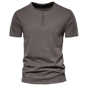 เสื้อยืดลำลองสำหรับผู้ชายทรงสลิมฟิตสำหรับใส่ได้ทั้งชายและหญิงเสื้อยืดผ้าฝ้าย100% แบบลำลองสำหรับฤดูร้อน - Product Image 1