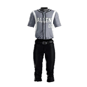 Equipo OEM Jersey de béisbol y pantalones traje personalizado sublimación patrón diseño Club uniforme de béisbol - Product Image 1