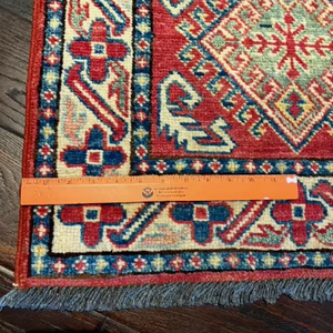 Tapis de prière en laine noué à la main, de style kazak, longue durée de vie, luxe, pour la décoration de la maison, tapis de prière, salon, chambre d'enfant, bureau, hôtel - Product Image 1