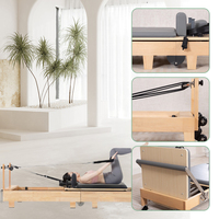 Lit de Pilates pliable pour usage domestique, studio de sport, en érable, machines de Pilates Reformer, pliable, prix le plus bas de l'histoire