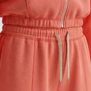 Conjunto Deportivo de Dos Piezas para Mujer, Color Sólido, 100% Algodón, Transpirable y Cómodo, con Cuello Alto, para Ropa Deportiva de Invierno - Product Image 5