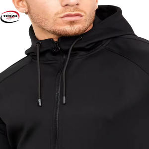 Chándales de entrenamiento de lana de algodón/poliéster para hombre, ropa deportiva, conjunto de dos piezas para trotar - Product Image 4