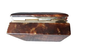 Boîte à bijoux en marbre marron vintage, boîte à bijoux en onyx foncé, boîte à bijoux en pierre d'onyx - Product Image 5