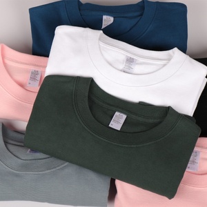 T-shirt 100% coton de haute qualité Impression de logo personnalisé T-shirt de luxe surdimensionné T-shirt graphique blanc uni pour hommes - Product Image 4