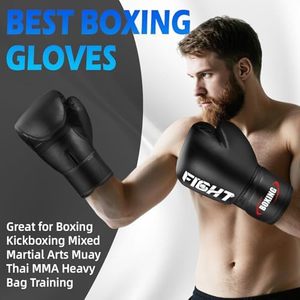 Guantes de Boxeo de Primera Calidad, Cuero Genuino de Alta Calidad para Cierre, Diseño de Logotipo Personalizado, Adultos, Artes Marciales Pesadas - Product Image 6