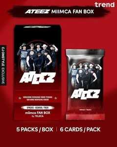 Caja de Cartas Coleccionables ATEEZ Miimica Teleca, Paquete de Cartas Sellado, 5 Paquetes por Caja para Colección de Fans del K-Pop - Product Image 2