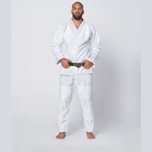 2025 traje BJJ Gi Unisex de la mejor calidad, pantalones cortos de Karate de Judo azul hechos en Pakistán, trajes de entrenamiento duraderos con bolsa personalizada - Product Image 6