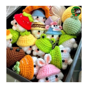Kit de ganchillo para regalo de niños, muñeco de hilo hecho a mano, llavero de peluche, juguetes de patata positiva, venta al por mayor, oferta de muestra personalizada - Product Image 3