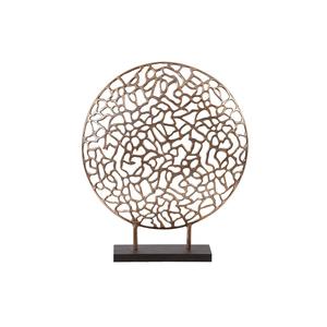 Sculpture en aluminium au design moderne faite à la main Statue humaine attrayante Bougeoir avec base en bois Oeuvre d'art élégante en métal - Product Image 6